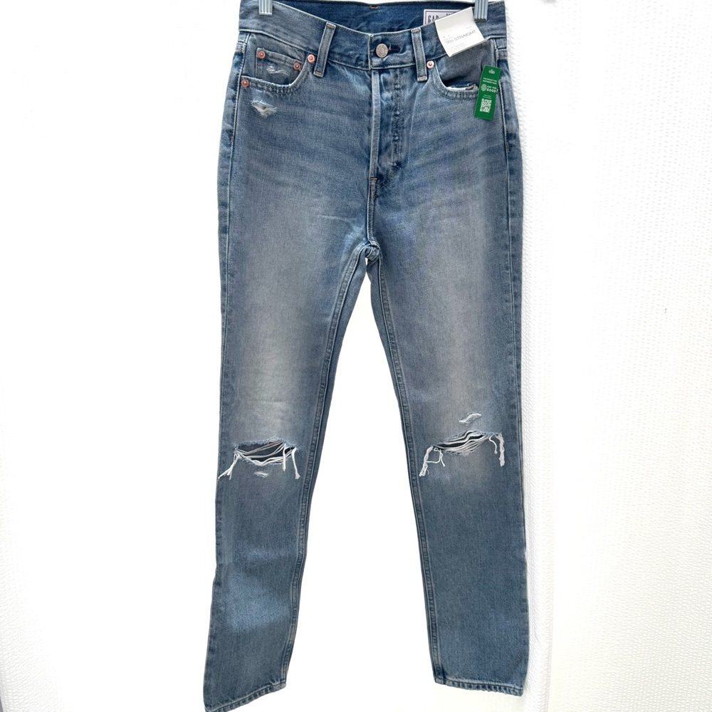Gap 90s Straight Distressed Jeans Size 24